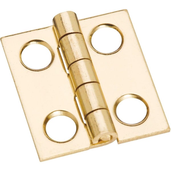 National 3/4 In. x 11/16 In. Medium Clear Coat Decorative Hinge N211276 - main